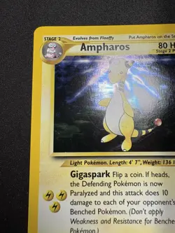Pokemon TCG Ampharos Neo Genesis 1 Holo Unlimited Holo Rare - Image 5
