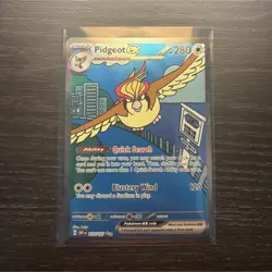 Pokemon Pidgeot EX 280 HP Full Art Holo Rare Obsidian Flames 225/197 Card - Image 1