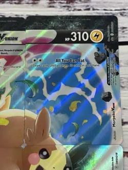 Morpeko V-UNION SWSH215-SWSH218 4 Card Set Black Star Promo Pokemon TCG - Image 4