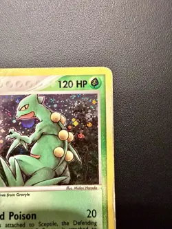 Pokemon Sceptile EX Ruby & Sapphire Holo Rare 11/109 (2003) - DMG - Image 3
