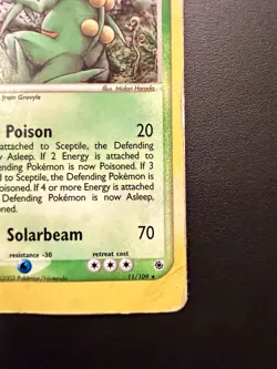 Pokemon Sceptile EX Ruby & Sapphire Holo Rare 11/109 (2003) - DMG - Image 4