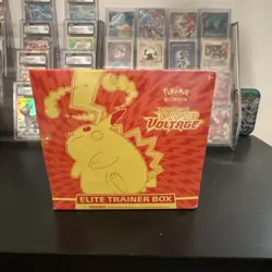 Pokemon TCG Sword & Shield—Vivid Voltage Elite Trainer Box Pikachu English 2020 - Image 1