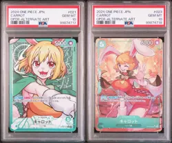 PSA10 Carrot OP08-021/023 Two Legends Leader Parallel One Piece Card 2024 Japan - Image 1