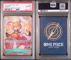 PSA10 Carrot OP08-021/023 Two Legends Leader Parallel One Piece Card 2024 Japan - Image 5