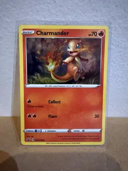 Charmander SWSH092 Black Star Promo Battle Styles Swirl Holo Pokemon TCG - Image 1