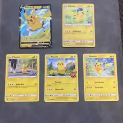 5x Pikachu Card LOT - Pokemon TCG - Pikachu Swsh143 Celebrations, Pokemon Go - Image 1