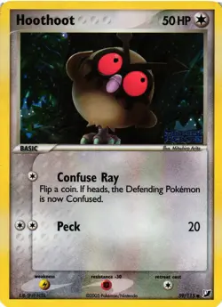 Pokemon TCG Hoothoot Unseen Forces Reverse Holo 59/115 LP - Image 1