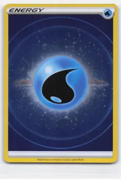 WATER ENERGY 154/159 ULTRA RARE CROWN ZENITH POKEMON - Image 1