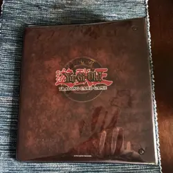 Yu-Gi-Oh! Card Game Binder Vintage 1996 3 Ring Album Konami With 92 Cards - Image 2