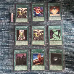 Yu-Gi-Oh! Card Game Binder Vintage 1996 3 Ring Album Konami With 92 Cards - Image 5