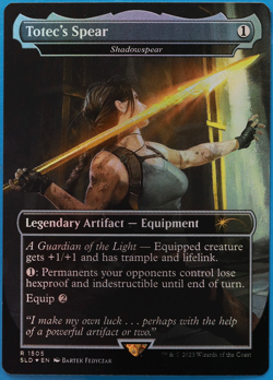 Totec's Spear | Shadowspear (Secret Lair Promo) FOIL NM CARD (502037) ABUGames - Image 1