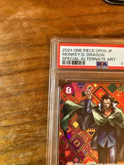 PSA10 Monkey D. Dragon OP07-015 SR OP09 New Emperor One Piece Card 2025 Japan - Image 2