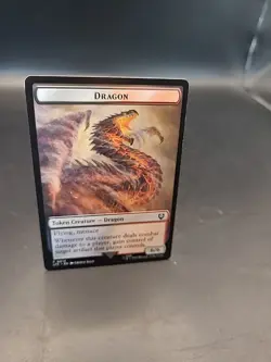 MTG LOTR T 0014 Token Creature Dragon/Wrath T 0007 Card - Image 2
