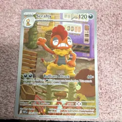 Pokemon Scrafty Full Art Holo Illustration Rare 120 HP 139/086 English Card 2025 - Image 1