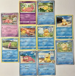 Psyduck & Slowpoke Pokemon Card Lot of 10 - Various Sets - Great Condition - Image 1