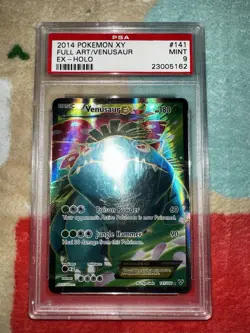 Pokemon Venusaur EX Full Art Holo Card 141/146 XY Base Set PSA 9 Old Holder - Image 1
