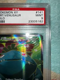 Pokemon Venusaur EX Full Art Holo Card 141/146 XY Base Set PSA 9 Old Holder - Image 2