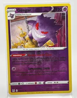 Gengar Reverse Holo 066/196 Pokemon Cards Lost Origin 2022 - Image 1