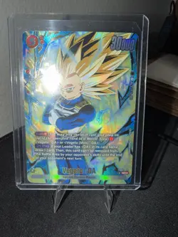 Bandai Dragon Ball Super Card Game Vegeta: DA FB02-021 SR Foil 30000 Power - Image 1