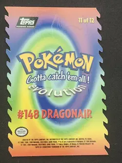 Dragonair 148 - Topps Series Die Cut - Pokemon Card - Image 2