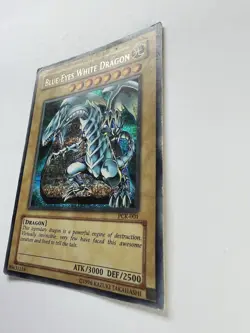 Yu-Gi-Oh! Blue-Eyes White Dragon Secret Rare Card PCK-001 HP - Image 3