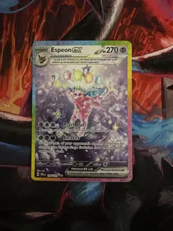 Pokemon TCG Espeon EX Prismatic Evolutions Sir Holo Card 155/131 SV - Image 1