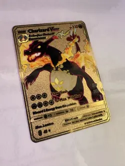 Charizard VMAX 330Hp Gold Metal Pokemon Card Fan Art! - Image 3
