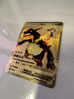 Charizard VMAX 330Hp Gold Metal Pokemon Card Fan Art! - Image 4