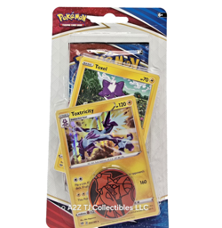 Pokemon TCG Sward & Shield Battle Styles Booster Pack with Volcanion Coin Sealed - Image 1