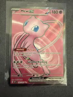 Pokemon Mew EX TCG 193/165 Scarlet & Violet 151 Near Mint Condition - Image 1