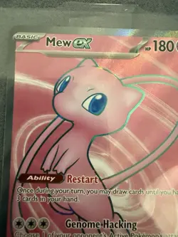 Pokemon Mew EX TCG 193/165 Scarlet & Violet 151 Near Mint Condition - Image 2