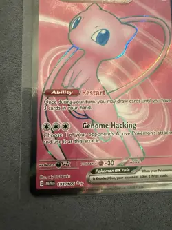 Pokemon Mew EX TCG 193/165 Scarlet & Violet 151 Near Mint Condition - Image 5