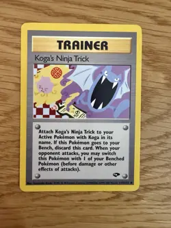 Pokemon Koga's Ninja Trick 115/132 Gym Challenge NM - Image 1