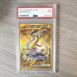 Pokemon Miraidon ex 253/198 SV01 Hyper Rare Full Art PSA 9 2023 English - Image 1