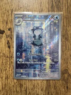 Pokemon TCG Poliwhirl Full Art 176/165 151 Near Mint - Image 1