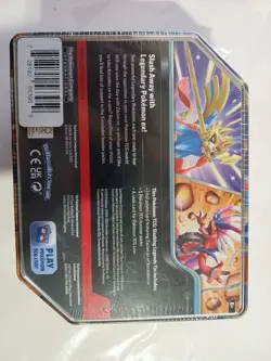Pokemon Slashing Legends Tin Box - Zacian ex - 5 Booster Packs - Sealed! - Image 3