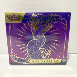 Miraidon Scarlet & Violet Base Elite Trainer Box ETB - Pokemon Sealed - Image 1