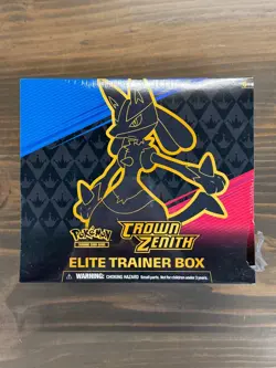 Pokemon Crown Zenith Elite Trainer Box Brand New Factory Sealed *SEAL TEAR* - Image 1