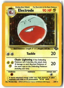 Electrode ⭐ 2/64 Holo Rare Jungle 1999 Pokemon LP - Image 1