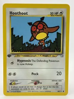 Hoothoot - 1st Edition - 60/111 Neo Genesis - Pokemon TCG - Image 1