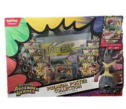 Pokemon TCG Ascended Heroes Mega Lucario Premium poster Collection - Image 1
