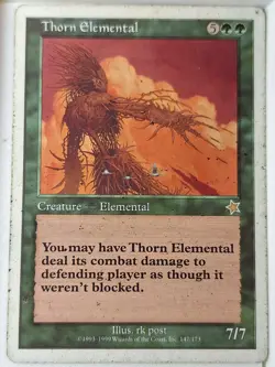 Thorn Elemental - (MP) Starter 1999 - Magic the Gathering MTG - Image 1