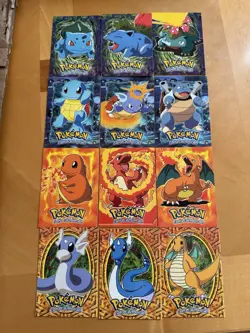 Topps Pokemon First Movie - E1 - E12 Full Set - Blue Label - Image 1