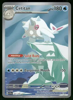 2024 Cetitan - 201/191 Illustration Rare Holo NM SV08: Surging Sparks Pokemon - Image 1