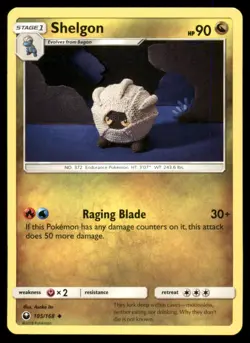 Shelgon 105/168 Uncommon Celestial Storm Pokemon Lightly Played - Image 1