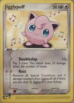 Pokemon Team Magma vs Team Aqua Jigglypuff 41/95 C LP - Image 1