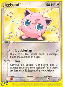 Pokemon Team Magma vs Team Aqua Jigglypuff 41/95 C LP - Image 2