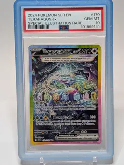 2024 Pokemon Terapagos Ex Special Illustration Rare PSA 10 170/142 Gem Mint EN - Image 1