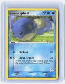 Team Aqua's Spheal 57/95 Common Team Magma vs Team Aqua Pokemon Near Mint - Image 1