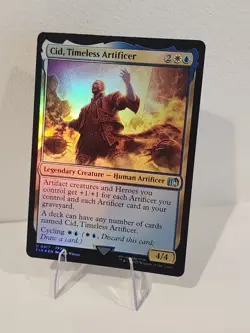 FOIL Cid, Timeless Artificer (0417) FIN - MTG Final Fantasy NM - Image 1